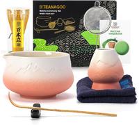 TEANAGOO Matcha Whisk, 7 Pcs Matcha Set, Matcha Kit for Ceremony, Matcha Tea Se