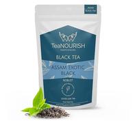 TeaNOURISH Assam Exotic Black Tea | Unblended Loose Leaf Tea | Robust & Full Bodied | Freshly Sourced Direct From Origin | Brew Hot or as Iced Tea - 3.53oz/100g