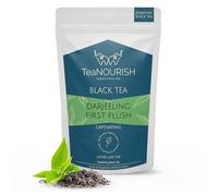 TeaNOURISH Darjeeling First Flush Black Tea | Captivating Loose Leaf Tea | Freshly Sourced Direct From Origin | 100% NATURAL Black Tea (First Flush, 1.76oz/50gms)