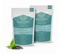 TeaNOURISH Darjeeling Himalayan Green Tee | Loose Leaf Tea | Relaxing & Stress Relief Tee | Immune Support | Brew Hot or as an Iced Tee - 3.53oz/100g (Pack of 2)