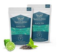TeaNOURISH Earl Grey Black Tea | Assam Loose Leaf Black Tea Enriched with Natural Bergamot Extract | Full Bodied with Citrusy
