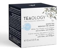 TEAOLOGY 1671-00087 White Tea Miracle Eye Cream 15 ml for Adults, Ideal for Hydration, Nourishment and Skin Care, 15 ml, White