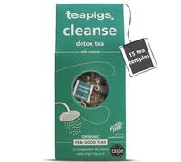 teapigs Cleanse Tea - Green Detox Tea Bags with Lemongrass & Coconut - Light and Refreshing Blend - 15 Temples