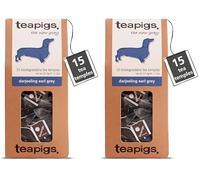 teapigs Darjeeling Earl Grey Tea Bags - Floral & Aromatic Blend with Bergamot & Citrus Notes - Caffeinated & Naturally Energising - 15 Biodegradable Tea Temples (2 Pack)