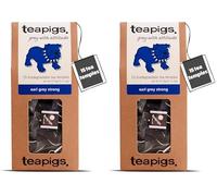 teapigs Earl Grey Strong Loose Leaf Tea Bags - Ceylon & Darjeeling Black Teas with Bergamot - Aromatic & Full-Flavoured - Caffeinated and Naturally Energising - 15 Biodegradable Tea Temples (2 Pack)