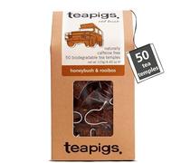 Teapigs Honeybush & Rooibos Tea - Naturally Caffeine-Free South African Herbal Tea - Whole Leaf Red Bush & Honeybush Blend - 50 Biodegradable Tea Temples (1 Pack)