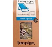 Teapigs Lemon & Ginger Enveloped Tea Bags 50's