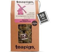 Teapigs Liquorice & Peppermint Herbal Tea Bags - Caffeine-Free & Plastic-Free -