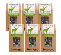 Teapigs Mao Feng Green Tea 50 Temples x 6 - Premium Whole Leaf Tea Bags, Fresh & Light Flavour, Biodegradable Sachets with Welari Thank You Card | (6 Pack)