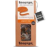 Teapigs Popcorn (Genmaicha) Teabags made with Whole Leaf Green Tea (1 Pack of 15 Temple Teabags) Genmaicha | Authentic tea
