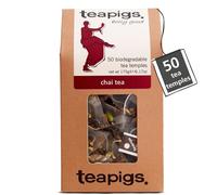 Teapigs Spiced Chai Tea Bags Assam Black Tea Blended with Cinnamon Ginger