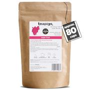 teapigs Super Fruit Loose Leaf Caffeine Free Fruit Tea with Hibiscus, 200g | All Natural, No Nasties, Big Leaves, Big Flavour, Plant-Based Tea Temples, Recyclable Paperboard Pack, 200g Resealable Pouch