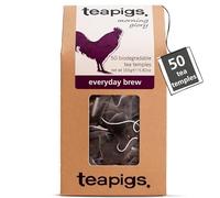 Teapigs Everyday Brew Tea Bags Made with Whole Leaves (1 Pack of 50 Teabags) Loose Leaf Quality English Breakfast Tea|Malty and Robust Black Tea
