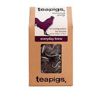 teapigs Whole Leaf English Breakfast Tea Bags - Bold, Malty Flavour - Eco-Friendly Biodegradable Tea Temples - Perfect for Morning Brews - Pure Natural Ingredients, No Additives - 50 Teabags (1 Pack)