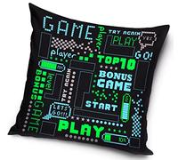 Gamer Cushions Video Game Filled Cushion With Inner Pad and Covers Sofa Gaming Throw Pillow for A Gaming Fan (Style4)