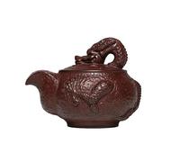 Teapot 240ml Vintage Yixing Purple Clay Handmade Pot Raw Ore Mud Kettle with Strainer Zisha Tea Set Decoration Pots Coffee Teaware