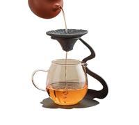 Teapot Colander Assembly - Loose Leaf Filter Basket, Fine Mesh Brewing Sieve | Beverage Extraction Enhancer System, Mineral Reduction Flavor Improvement Preparation for Milk Tea Cocktail Bakin