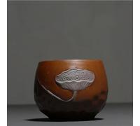 Teapot Set Retro Stoneware Lotus Relief Ceramics Latte Coffee Cup Bowl