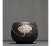 Teapot Set Retro Stoneware Lotus Relief Ceramics Latte Coffee Cup Bowl