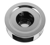 Teapot Warmer Base Flower Stainless Steel for Glass Tea Kettle | Tea Pot Warmer Base, Efficient Heating Plate, Silver Finish, for Coffee Tea Kettle and Casual Gatherings