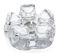 Teapot Warmer, Borosilicate Glass, Heating Base Tea Warmer 5.3in Dial, Candle Never Flames Out