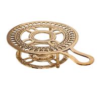 Teapot warmer heater coffee warmer brass gold antique style - 24cm