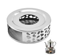 Teapot Warmer, Stainless Steel Teapot Warmer with Tea Light Holder, Tea Warmer, Coffee Warmer, Tea Light Stable Does Not Rattle for Glass and Other Heatproof Teapots Heating