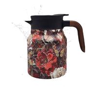 Teapot with Infuser - Vintage Teapots | Unique Teapots | Stainless Steel Insulated Teapot | 1000ml Drip Proof Household Teapot | Kitchen Teapot for Dining Room, Apartment, Work