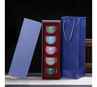 Teapots 100ml Ruyao Ice Crack Five Elements Teacup Home Ceramic Tea Set Master Cup Chinese Kung Fu Bowl Business Office Porcelain Tea Set Portable Tea Set