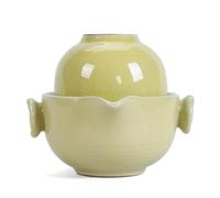 Teapots Beautiful and Easy Teapot Kettle Kung Fu Teaset Ceramic Portable Travel Tea Set Include 1 Pot Cup Fast Passenger Porcelain Tea Set Portable Tea Set(F)