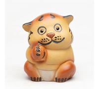 Teapots Chinese Zodiac Tiger Statue Ornaments Yixing Purple Clay Handmade Tea Pet Crafts Collection Set Porcelain Tea Set Portable Tea Set(B)