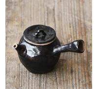 Teapots Japanese Tea Brewing Jixu Kettle Box Wabi-sabi Style Stoneware Side-Handled Pot Zen Set for Clumsy Hands Teapot 150ml Porcelain Tea Set Portable Tea Set