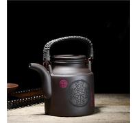Teapots Kung Fu Kettle with Filter Office Teacup Ceramic Tea Set Drinkware Large Capacity Yixing Teapot Purple Clay Pot Household Porcelain Tea Set Portable Tea Set(Type-A)