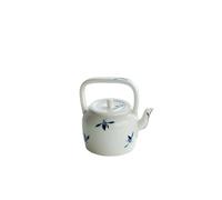 Teapots Kung Fu Tea Set Accessories 210ml Chinese Maker Small Beam Pot with Filter Pure Hand-Painted Butterfly Orchid Ceramic Teapot Porcelain Tea Set Portable Tea Set