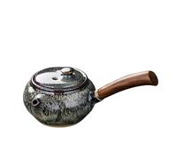 Teapots Kung Fu Tea Set Small Ceramic Teapot Side Handle Pot Porcelain Tea Set Portable Tea Set(Type-B)