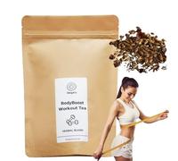 Teapro BodyBoost Workout Tea 120g | Natural Herbal Detox Tea Blend | Fitness & Weight Loss Tea Loose Leaf | Yerba Mate & Barley Slimming Tea