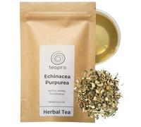 Teapro Echinacea Purpurea Loose Leaf Tea 100g | Premium Herbal Tea | Purple Coneflower Tea | Caffeine Free Winter Throat & Immunity Support | 100% Pure & Natural | Dried Herbs Health Tea