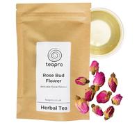 Teapro Rose Bud Tea | Dried Loose Leaf Herbal Tea | Edible Culinary Food (100g) | 100% Pure & Natural Infusion | Dried Petals | Hand Picked Flowers