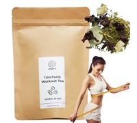 Teapro TrimTonic Workout Tea 100g | Natural Herbal Detox Tea Blend | Fitness & Weight Loss Tea Loose Leaf | Yerba Mate, Hibiscus & Lotus Leaf Slimming Tea