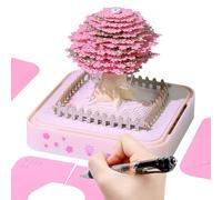 Tear Away Calendar | 2026 Tree 3D Memo Pad Paper Calendar | Sculpture for Sturdy Table Kindergarten Classroom Library Workshop Dorm Bedroom Teacher Student Artist