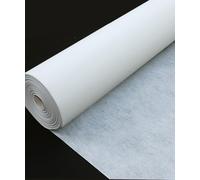 Tear Away White Embroidery Stabilizer Roll 1.8oz Medium Weight 15.75"x25 Yards Pre-Cut Stabilizing Backing ，Backing Fabric Cut into Variable Sizes, for Machine Embroidery and Hand Sewing