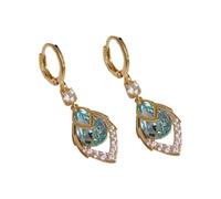 Tear Drop Earrings | Elegant Teardrop Leverback Lightweight Jewelry | Dangle Earrings Jewelry | for Women Girls Ceremony Proposal Bridal Party Groom Holiday Home Display Special Occasions