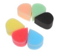 Tear Drop Face Paint Sponges 6pcs for Boys and Girls and Adults High Density Water Drop Shaped Makeup Blending Sponges for Face Painting Halloween and Stage Performance