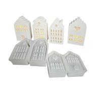 Tear Light Holder Decoration Silicone Mold 4 Grid House Shape Atmosphere Light Mold Jewelry Making Supplies Silicone House Mold