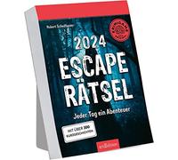 Tear-Off Calendar Escape Puzzle 2024: Every Day An Adventure | Daily Tear-Off Calendar for Standing or Hanging