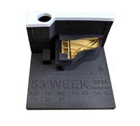 Tear-Off Calendars Piano 2025 Calendar 3D Notepad Omoshiroi Office Block Supplies Pad New Memo Gifts C3u6 Led Years Notes Sticky