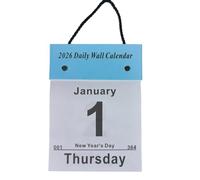 Tear Off Daily Calendar 2026, Wall Calendar, Old Fashioned Single Day Tear Off Block Planner 365 Days, For Office Home And The Elderly