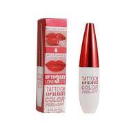 Tear Pull Lip Glaze, 4 Colors Brightens Lip Glaze, Lipstick Lip Makeup for Women, Easy To Color Non-halos, For All Skin Types, 10ml (Rose Red, 10ml)