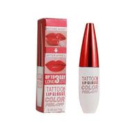 Tear Pull Lip Glaze, 4 Colors Brightens Lip Glaze, Lipstick Lip Makeup for Women, Easy To Color Non-halos, For All Skin Types, 10ml (D, 10ml)