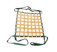 Tear-Resistant Cargo Lifting Net - Durable Flat Nylon Construction Hoisting Net for Material Handling and Load-Bearing Applications